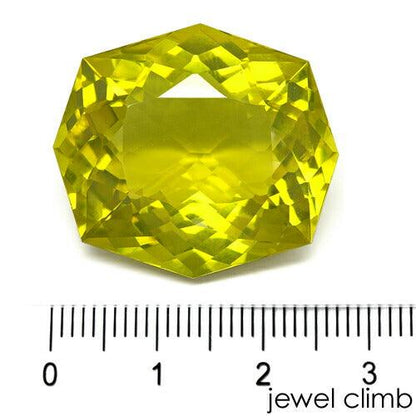 カナリーレモンシトリン 宝石 ルース ５０．５９ＣＴ