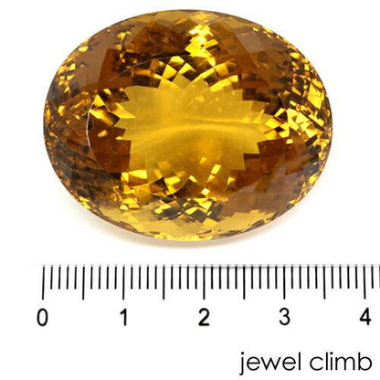 コニャック・シトリン 宝石 ルース １３６．３４ＣＴ