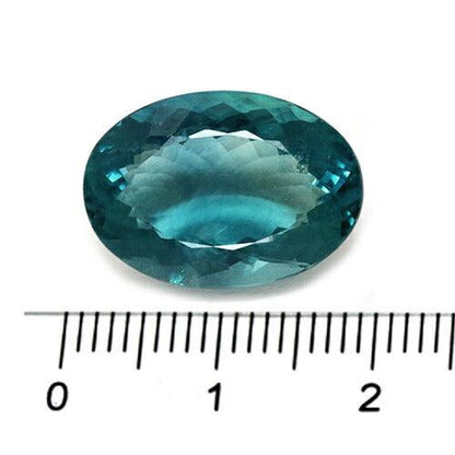 パライバカラーフローライト 宝石 ルース １６．６５ＣＴ