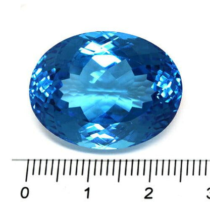 スーパーブルートパーズ 宝石 ルース ６５．２３ＣＴ