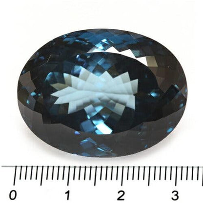 ロンドンブルートパーズ 宝石 ルース １１９．１２ＣＴ