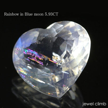 プリズムブルームーンストーン 宝石 ルース ５．９３ＣＴ